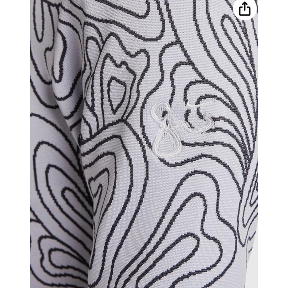 Nike + Serena Williams Dress L Summit Mini Jacquard 1/4 Zip Tennis Zip Collar - Picture 4 of 8